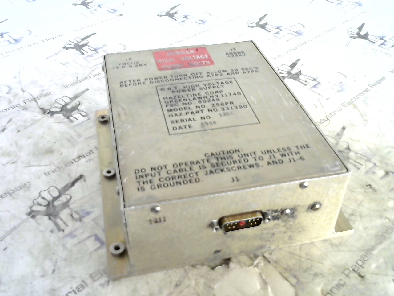 Hazeltine Corp 256PR Power Supply industrial electronic unit