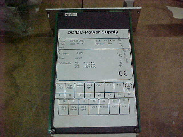 Deutz DCT 50 VME power supply industrial electronic unit