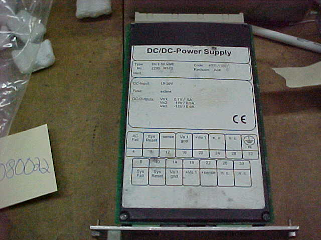 Deutz DCT 50 VME power supply industrial electronic unit