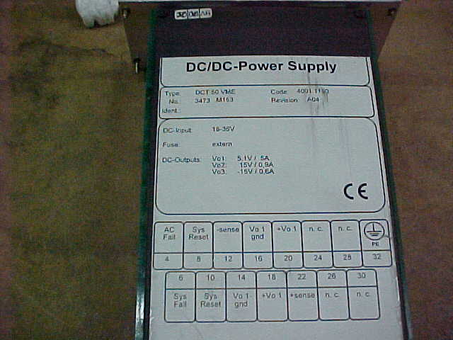 Deutz DCT 50 VME power supply industrial electronic unit