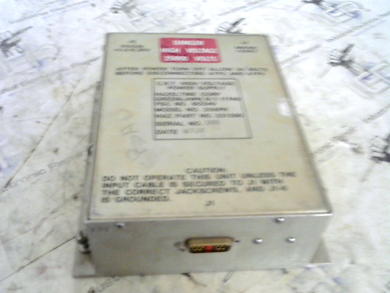 Hazeltine 256PR Power Supply industrial electronic unit