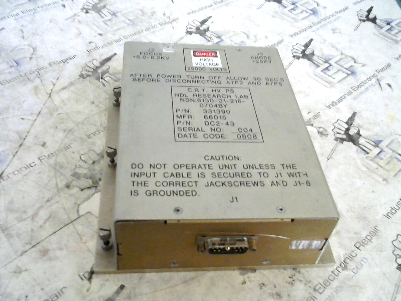 HDL Rsearch Lab 331390 Power Supply industrial electronic unit