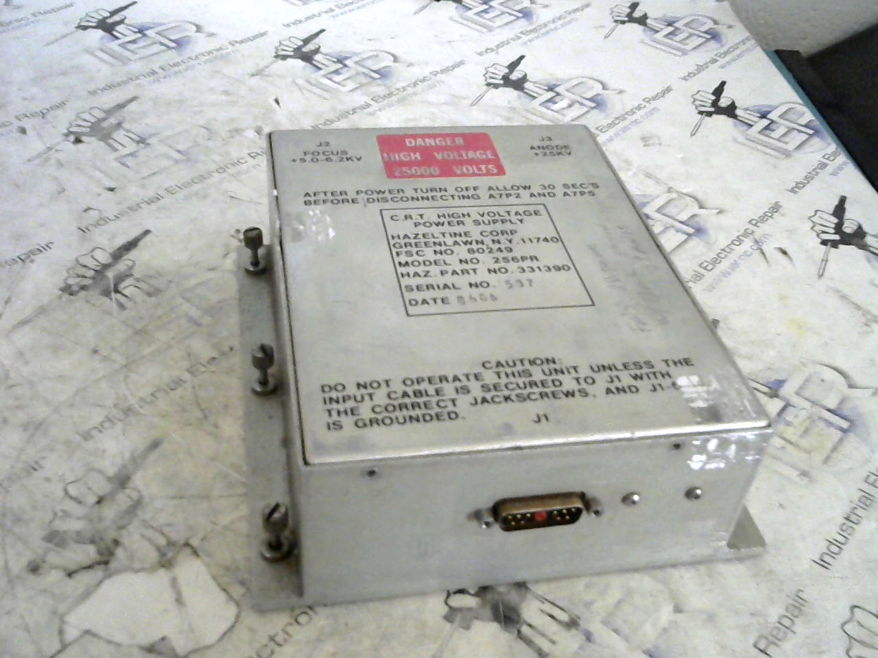 Hazeltine Corp 256PR Power Supply industrial electronic unit