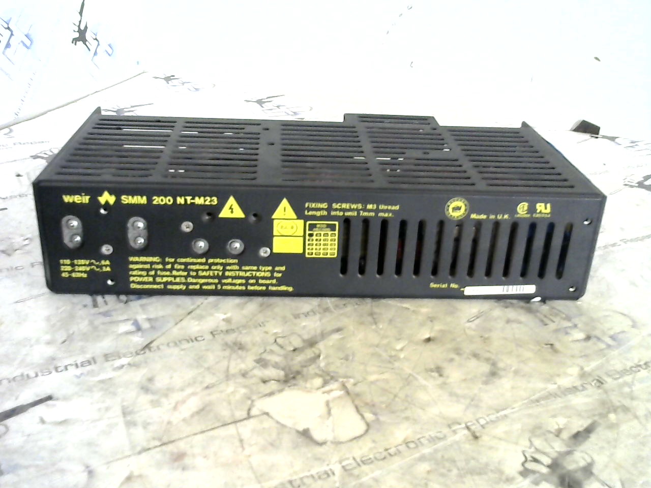 Weir SMM 200 NT-M23 Power Supply industrial electronic unit