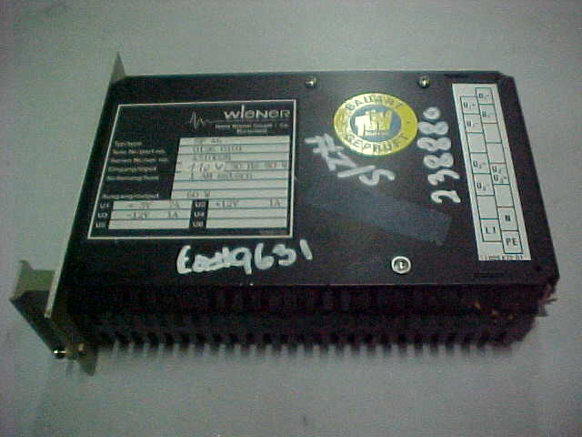 Wiener SP 46 power supply industrial electronic unit