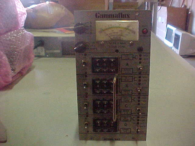 Gammaflux 943 industrial electronic unit