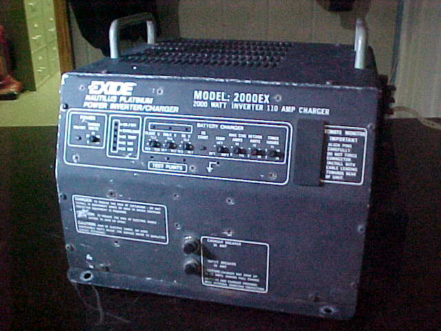 Exide 2000EX power inverter/charger industrial electronic unit
