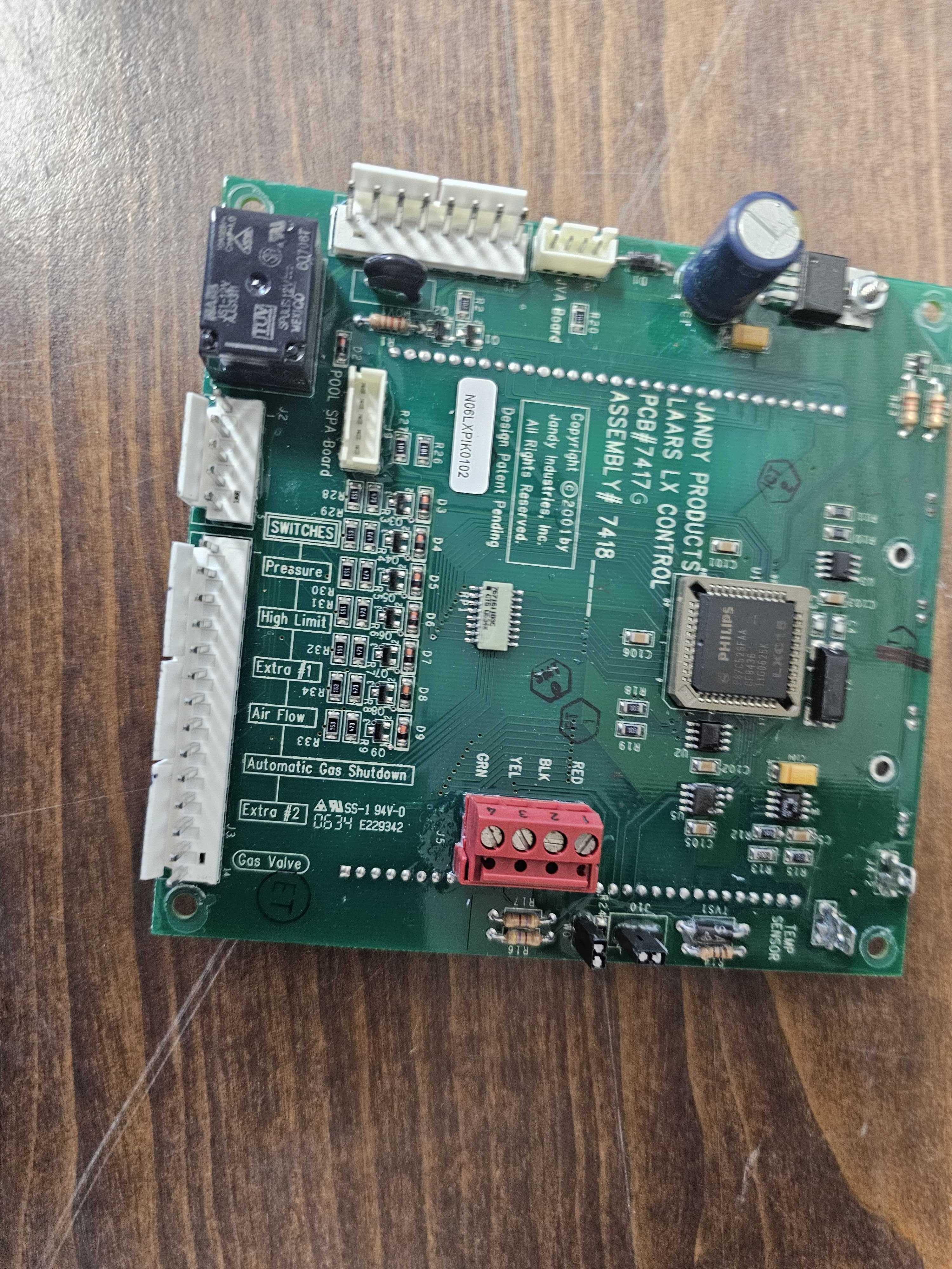Jandy Industries PCB7417G industrial electronic unit