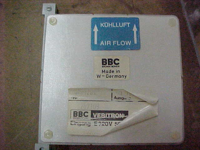 BBC Goerz Metrawatt GTU0237F1U19E4M9K01A05T1H14Z9 power supply industrial electronic unit