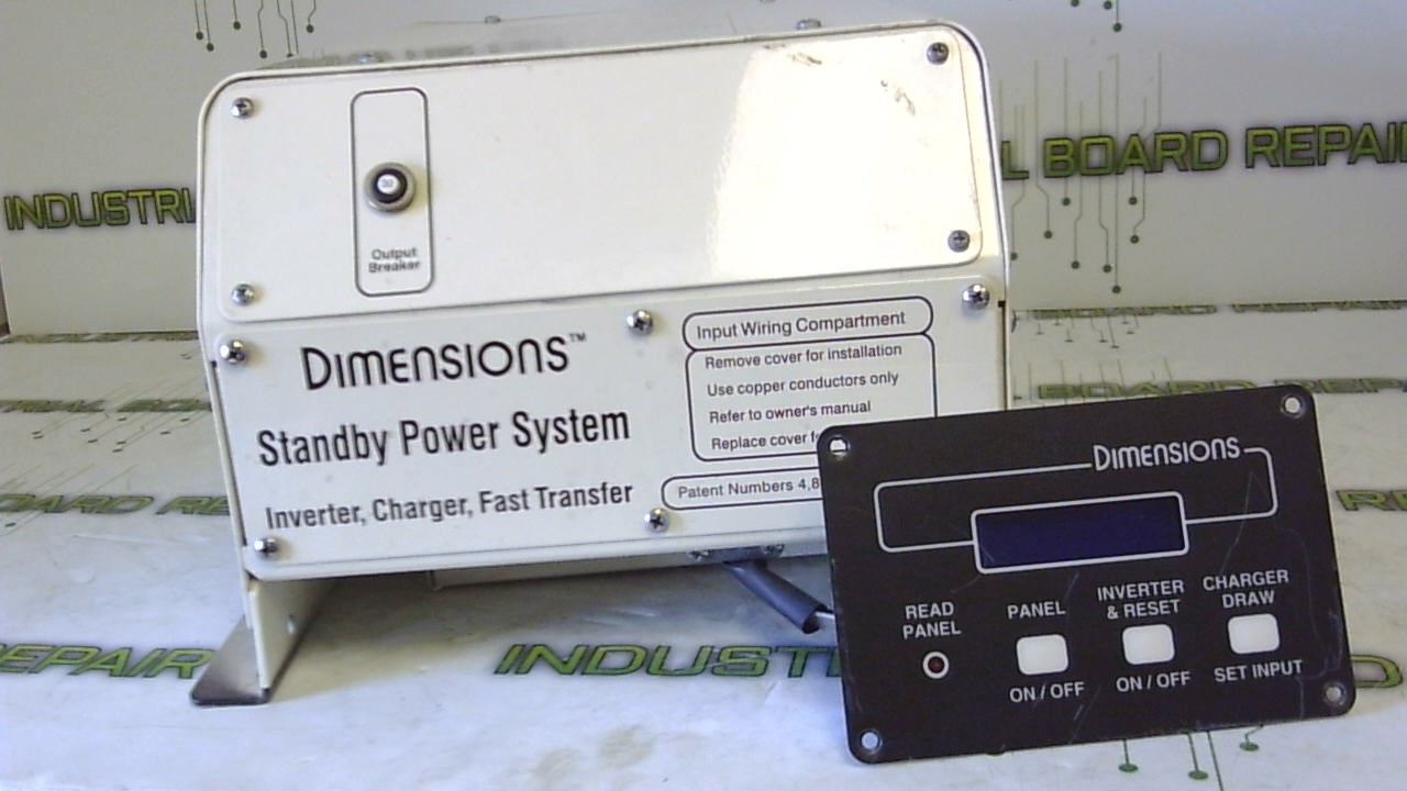 Dimensions Standby Power System industrial electronic unit