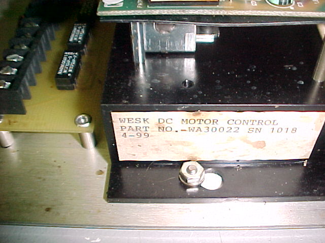 Wesk DC motor control WA30022 industrial electronic unit