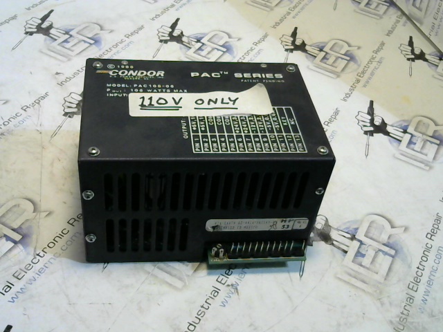 Condor D.C. Power Supplies, Inc. PAC105-05 Power Supply industrial electronic unit