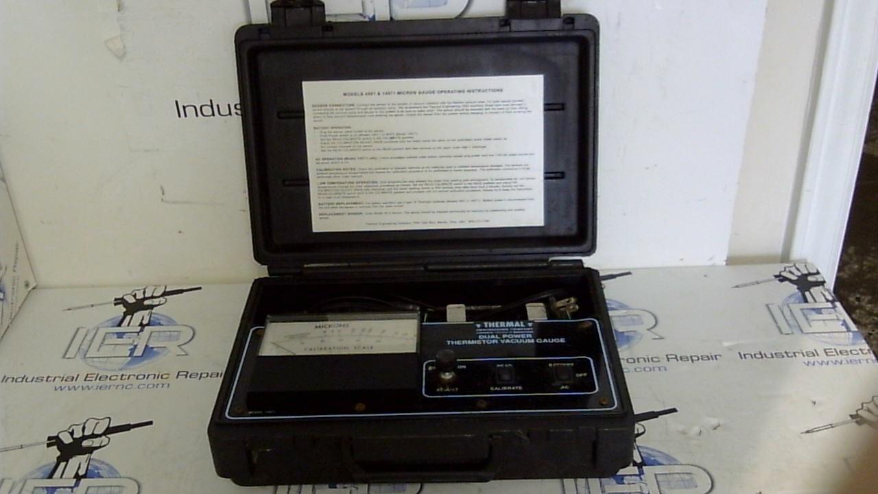 Thermal Engineering Co. 14571 Thermistor Vacuum Gauge industrial electronic unit