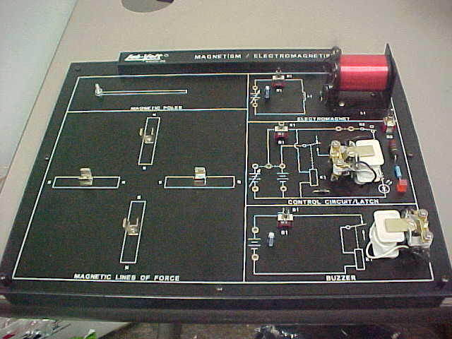 Lab-Volt 91020-20 magnetism board industrial electronic unit