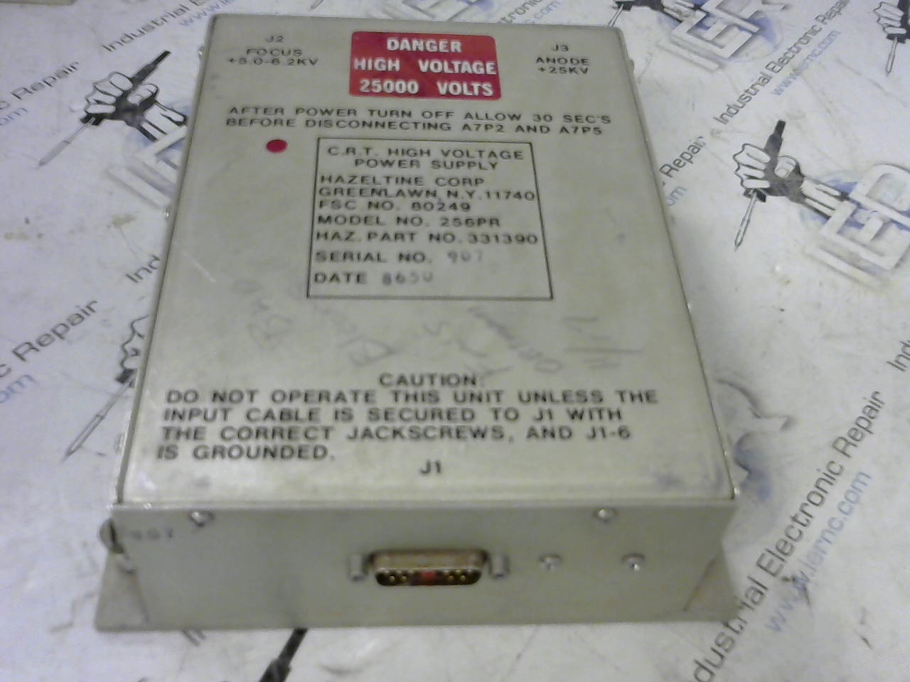 Hazeltine Corp 256PR 331390 Power Supply industrial electronic unit