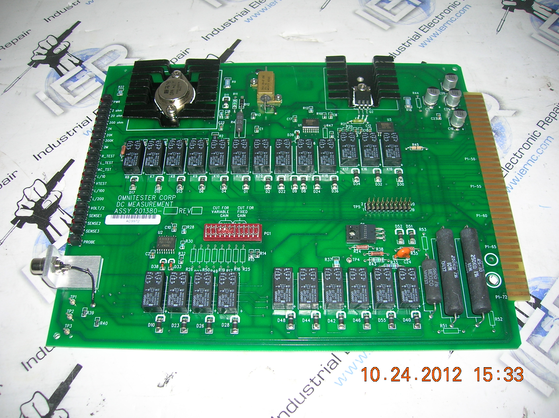 Omnitester Corp 201380 industrial electronic unit