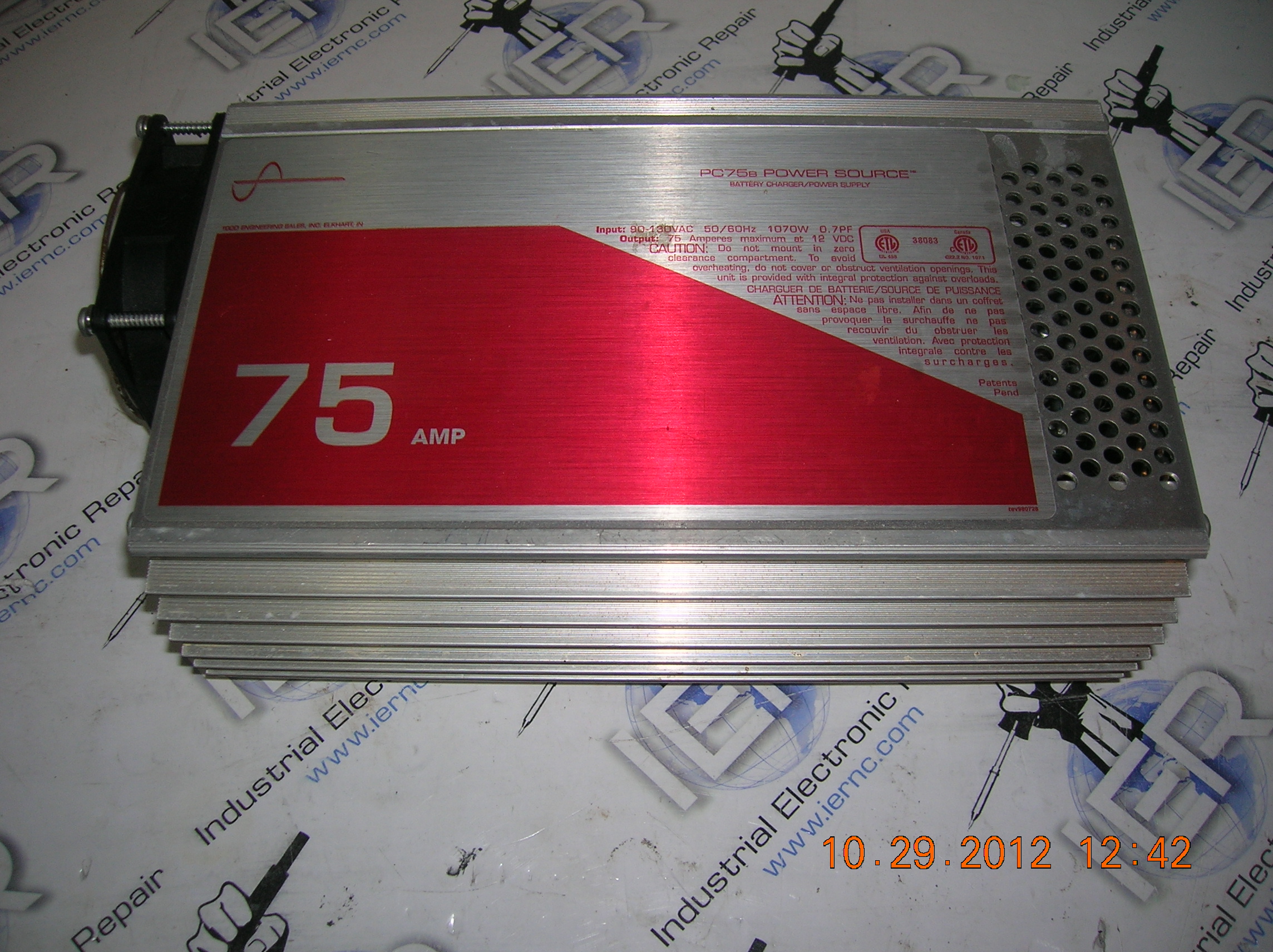 Todd Engineering Sales Inc. PC75B Battery Charger/Power Supply industrial electronic unit