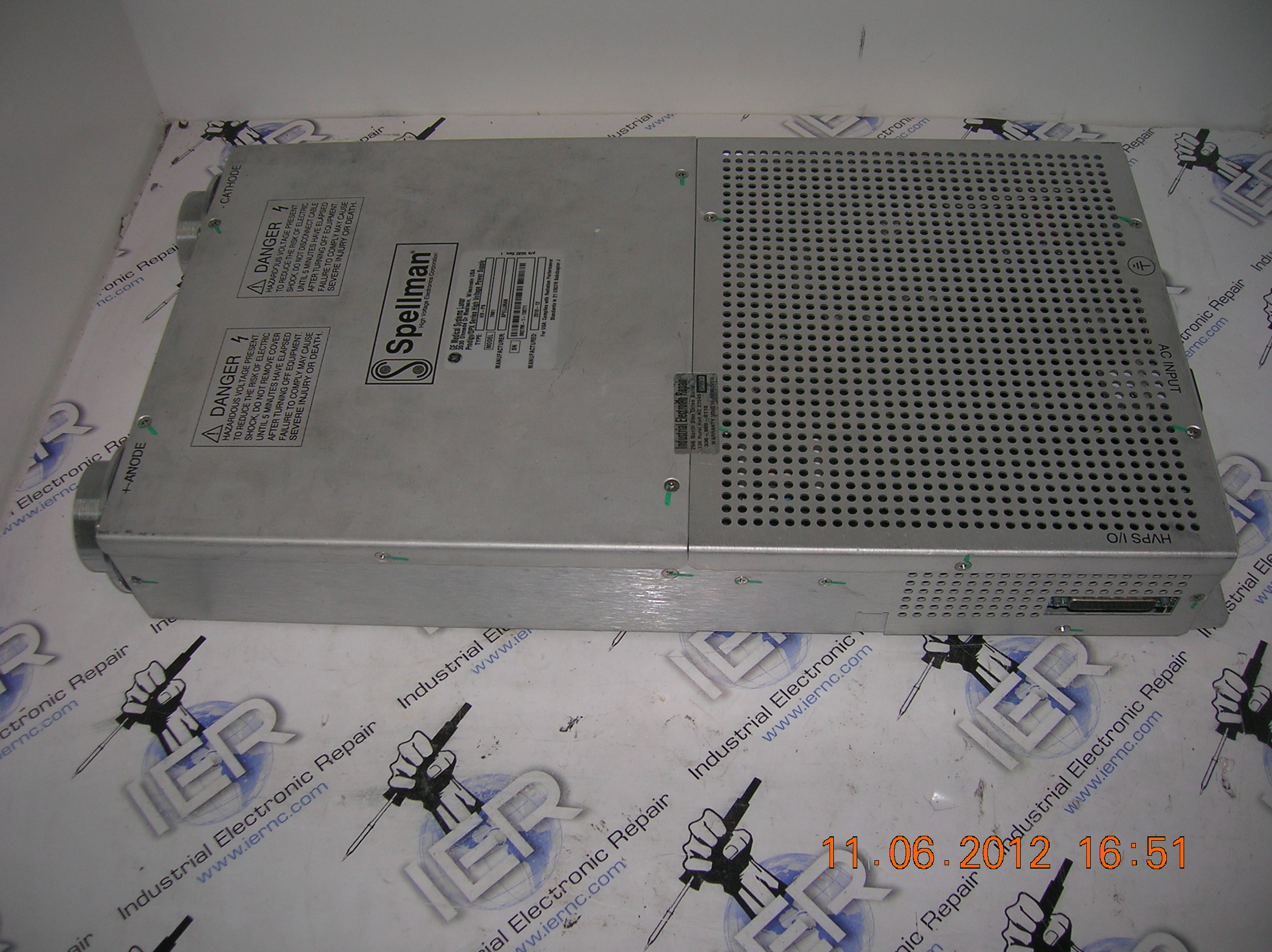 Spellman 7681 industrial electronic unit