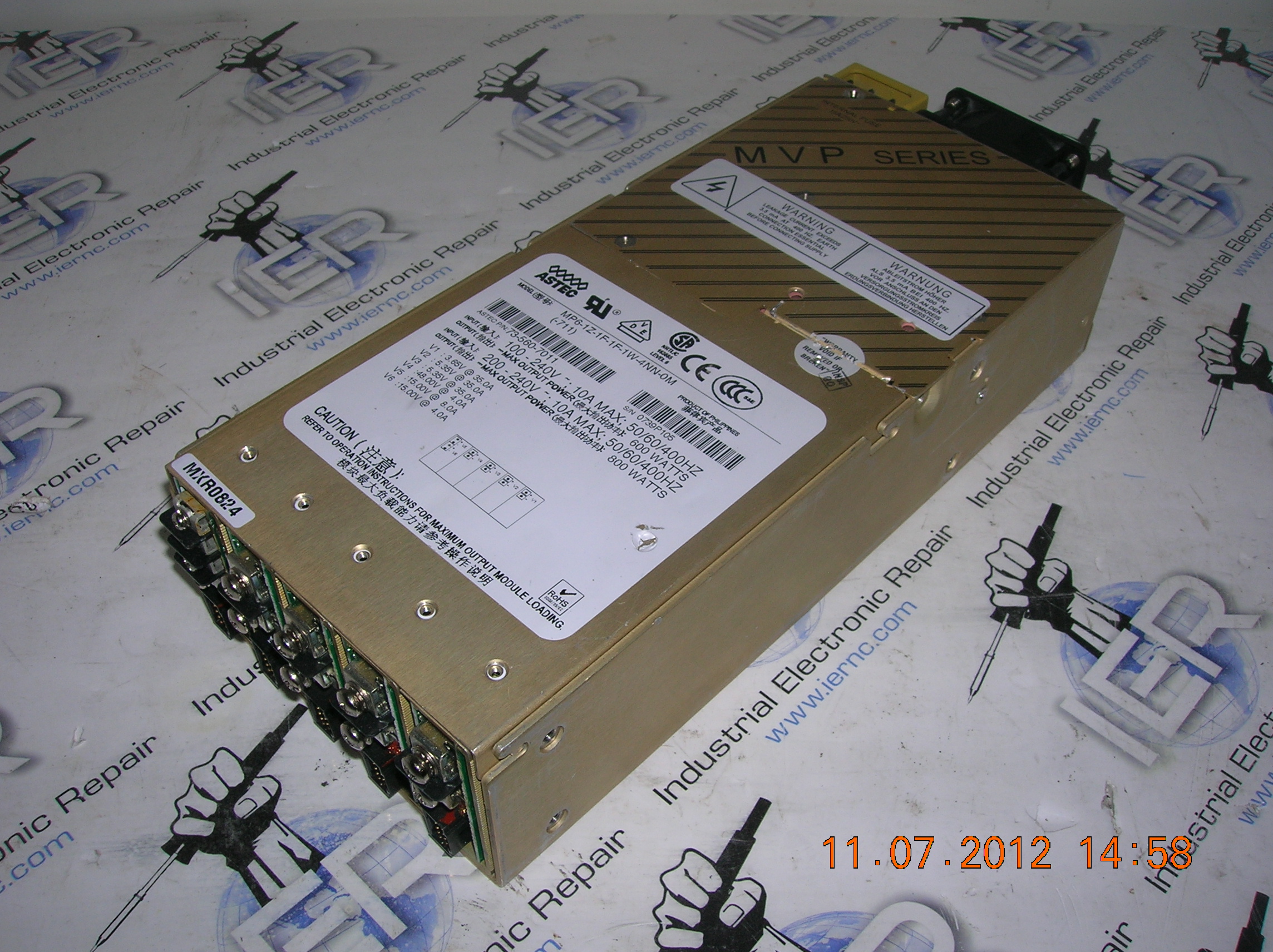 Astec MP6-1Z-1F-1F-1W-4NN-0M 73-560-7011 industrial electronic unit