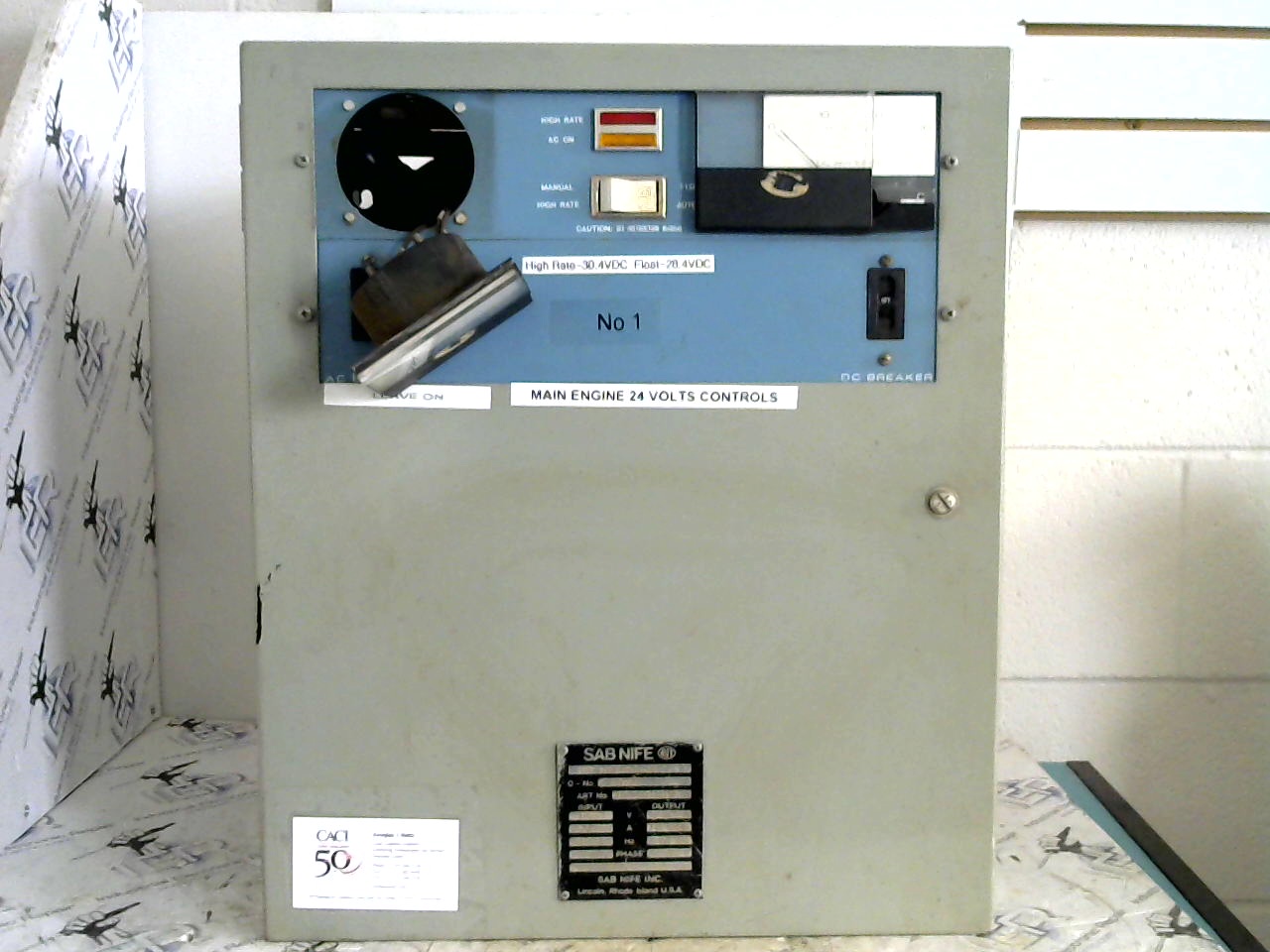 Sab Nife SCB 102-24-115 Battery Charger industrial electronic unit