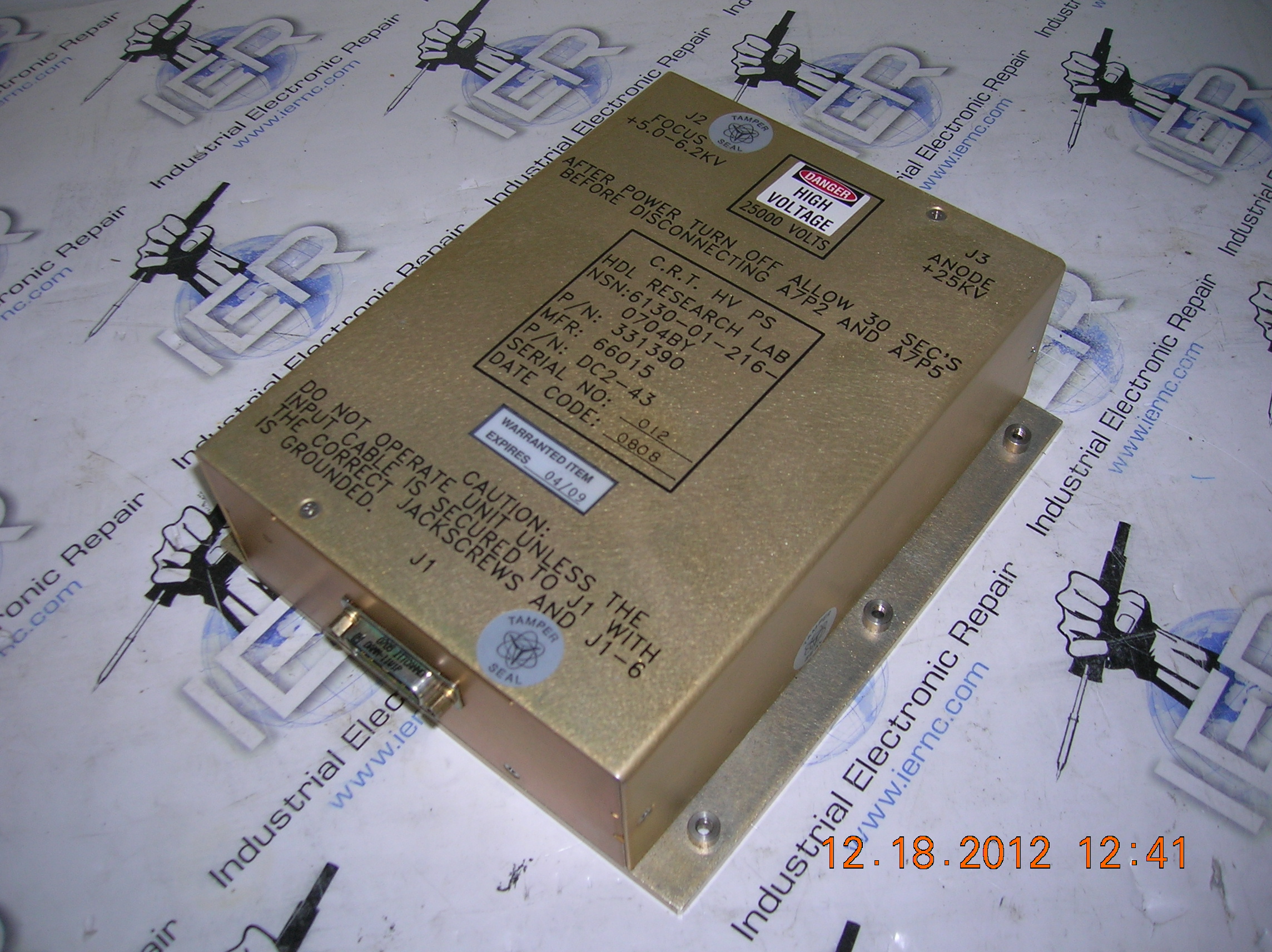 HDL Research Lab 66015 331390 industrial electronic unit